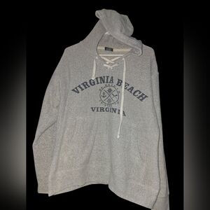 7/69. Sunsations Virginia Beach Women's Gray Hoodie